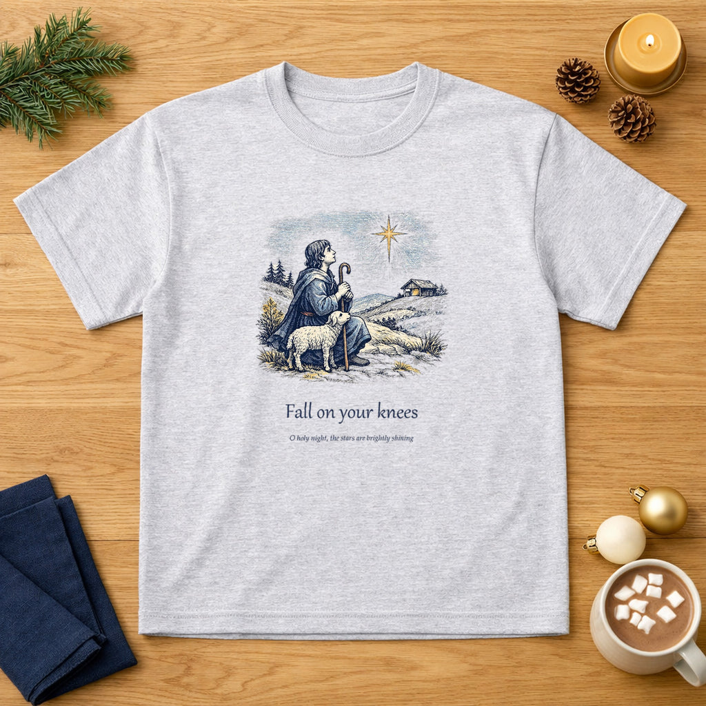 Fall on Your Knees – O Holy Night Christmas Tee